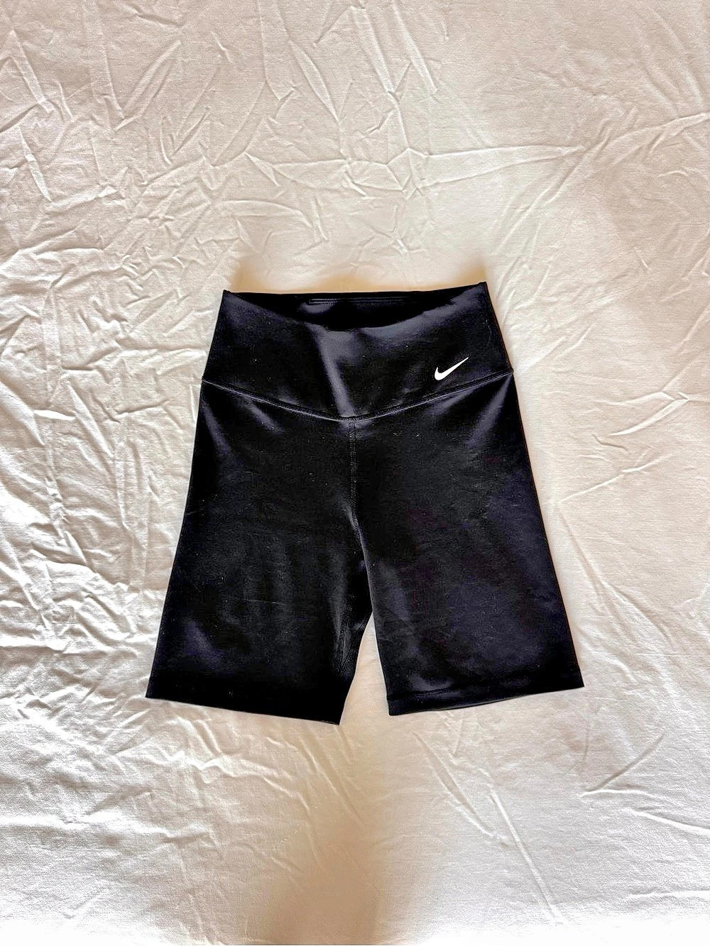 Nike Dri-FIT One High-Waisted Biker Shorts Black